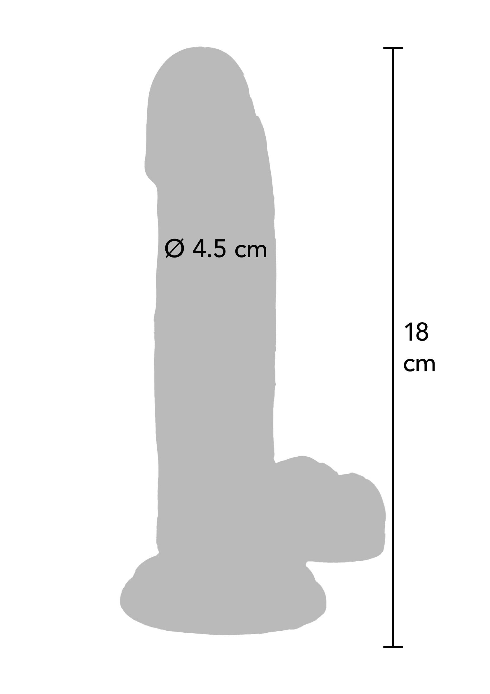 ToyJoy Get Real 18cm Clear Dildo