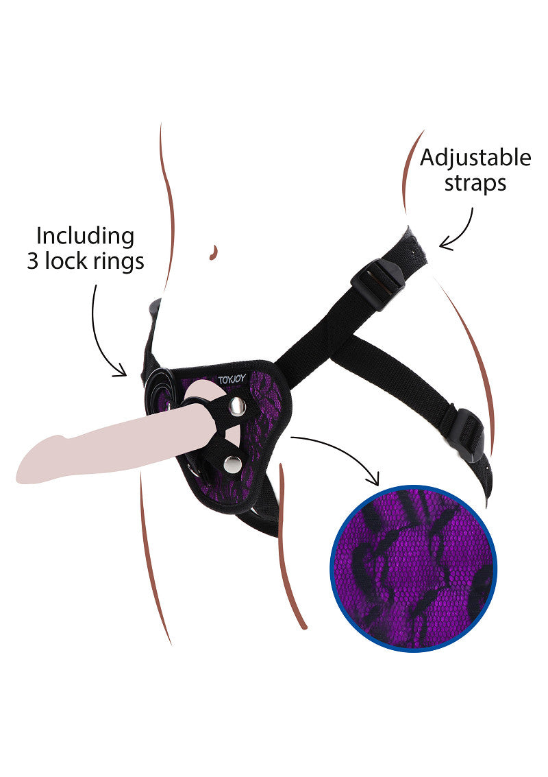 ToyJoy Get Real Strap-On Lace Harness