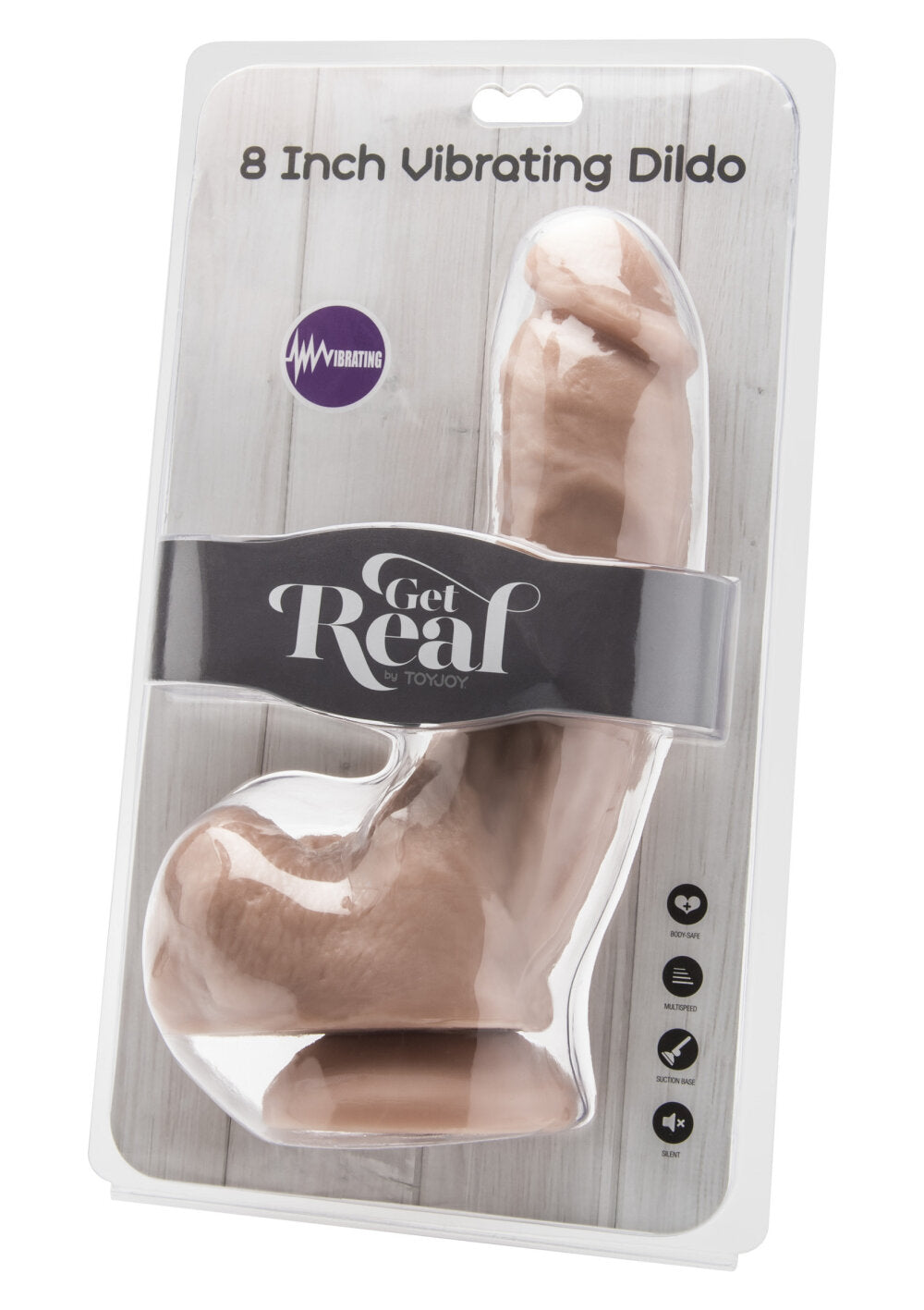 ToyJoy Get Real Vibrating 20.5cm Dildo