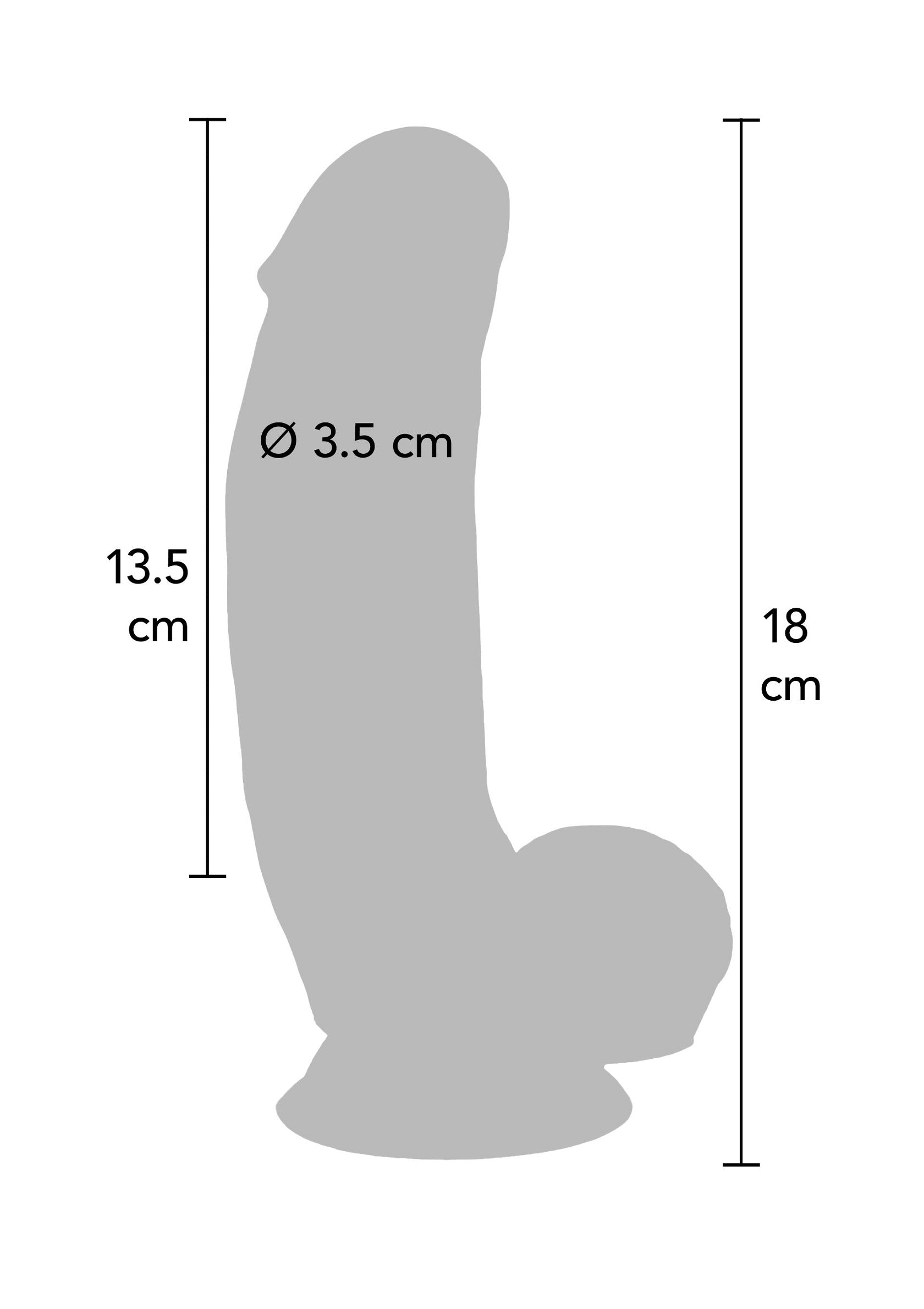 ToyJoy Get Real Silicone 18cm Dildo