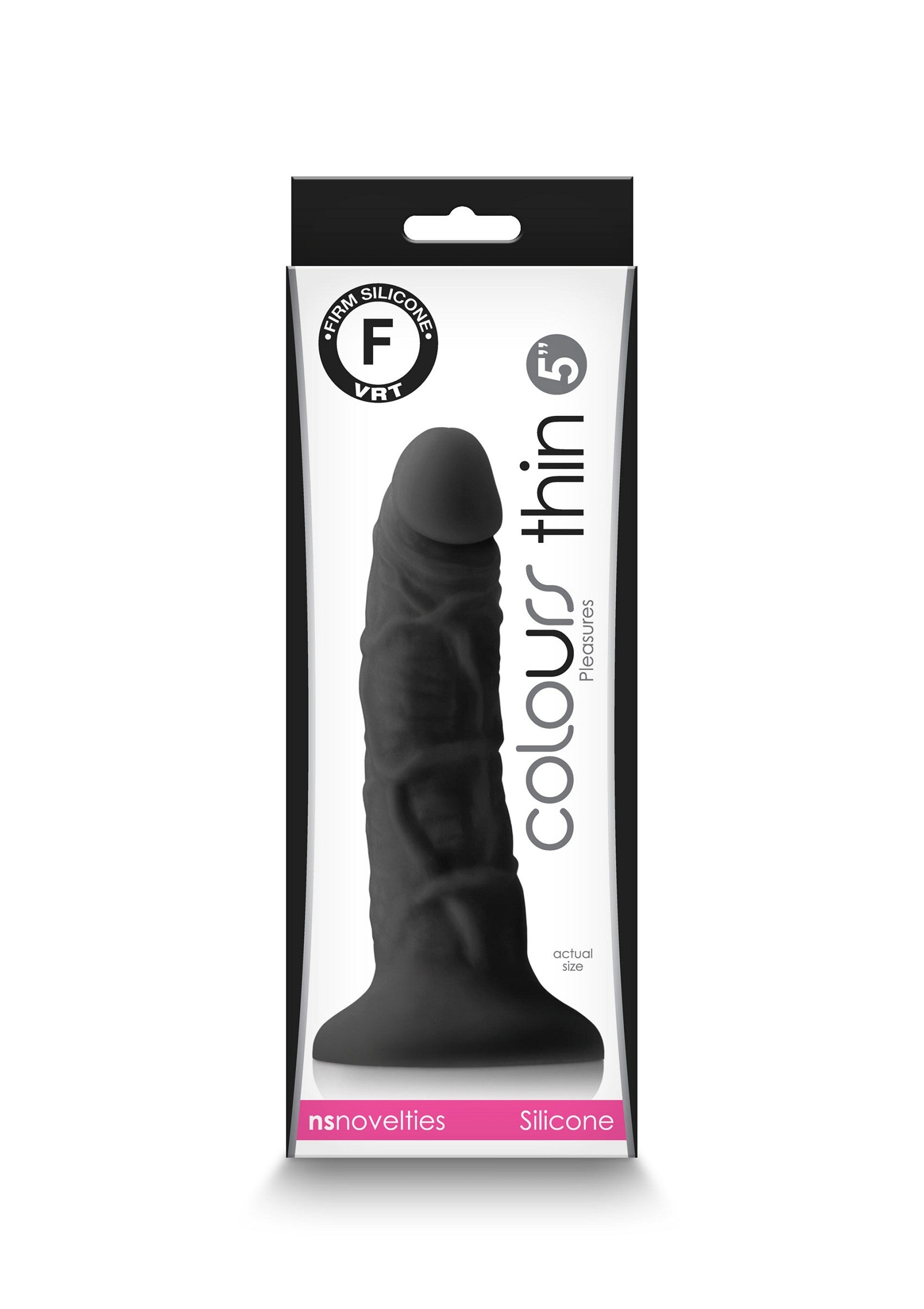 NS Novelties Colors Pleasures Thin 5' Dildo