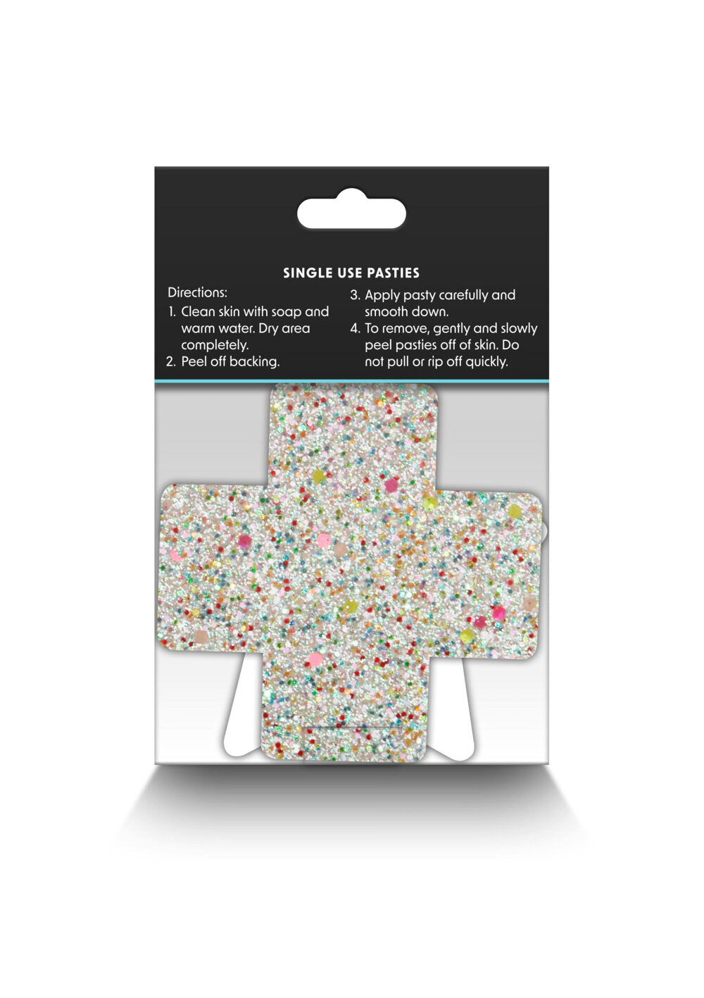 NS Novelties Pretty Pasties Star & Cross Glow 2 Pair