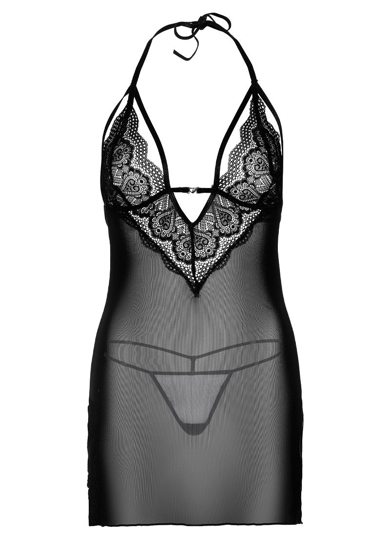 Daring Intimates Strappy Lace Babydoll & Thong