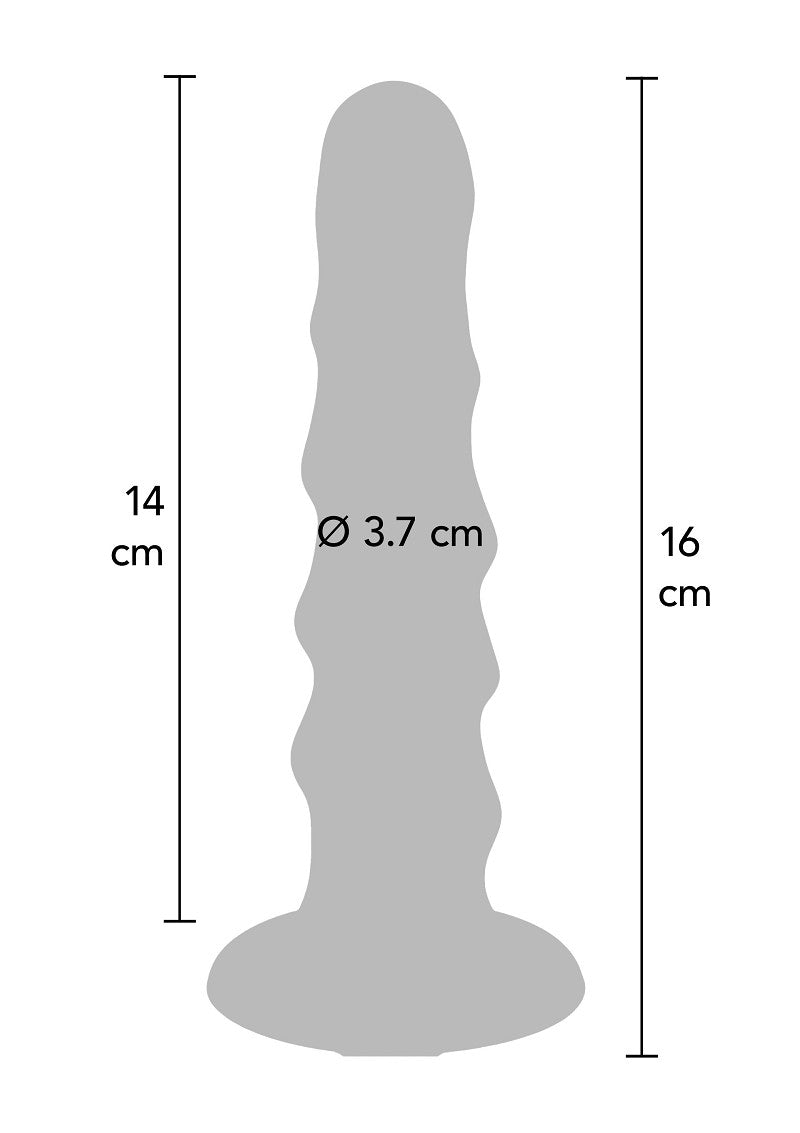 ToyJoy Get Real Ribbed Dong 6 Inch
