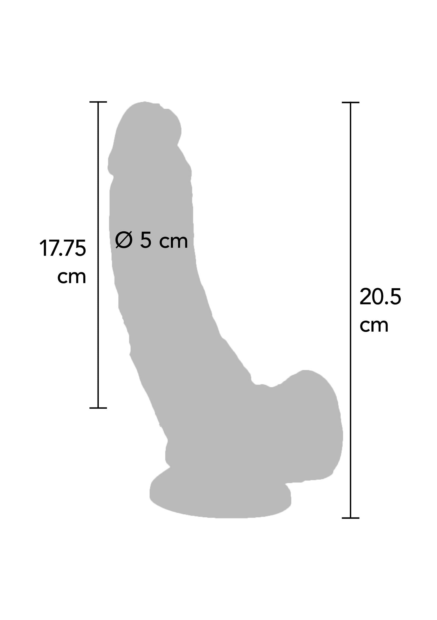 ToyJoy Get Real Vibrating 20.5cm Dildo