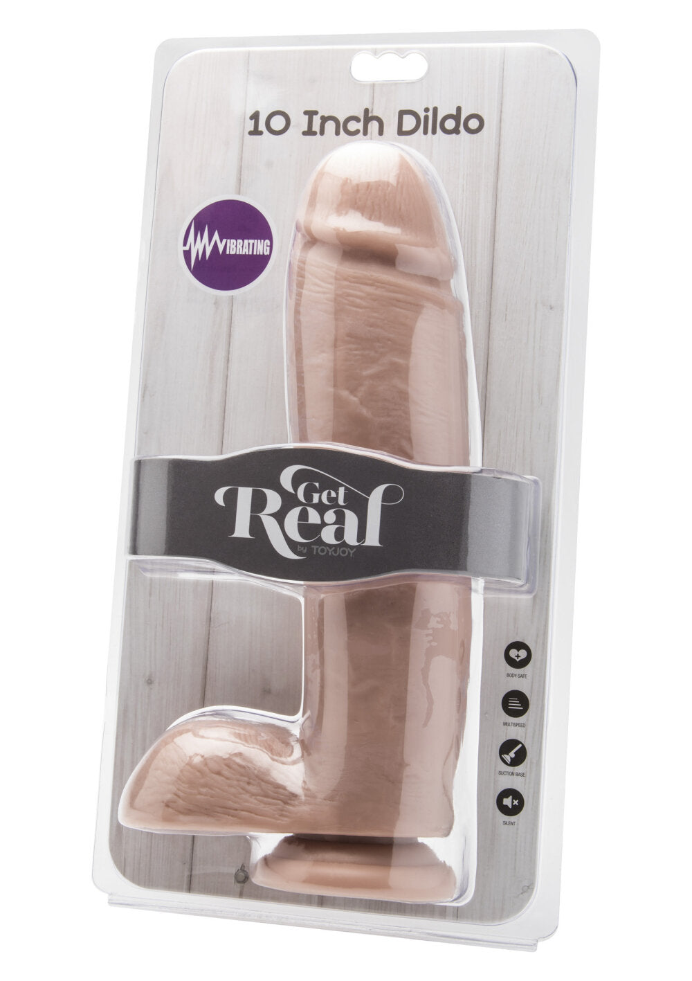 ToyJoy Get Real Vibrating 25.5cm Dildo
