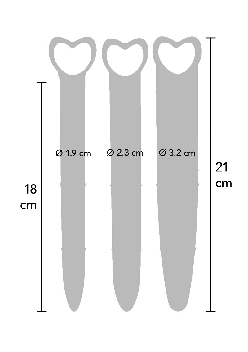 Intimate Health by Mae B Silicone Vaginal Dilators 3pcs