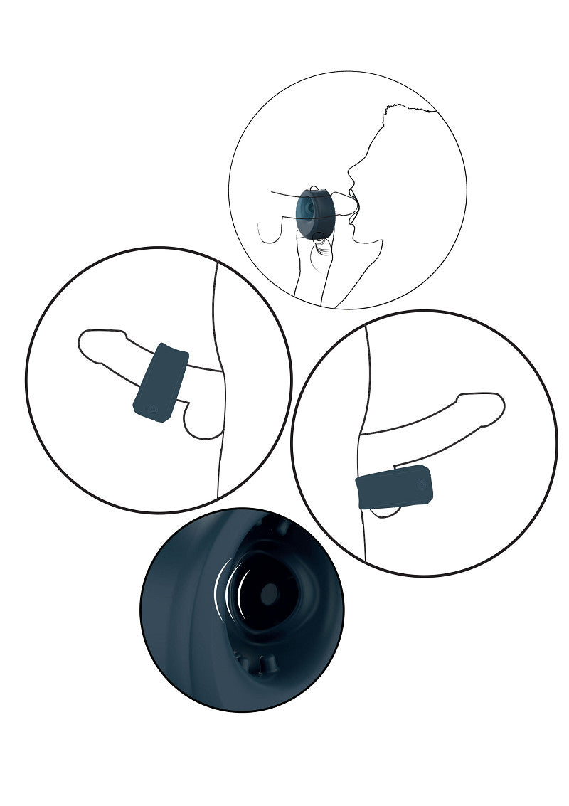 ToyJoy Urban ZEPHYR - Pulsating Stroker &amp; C-Ring