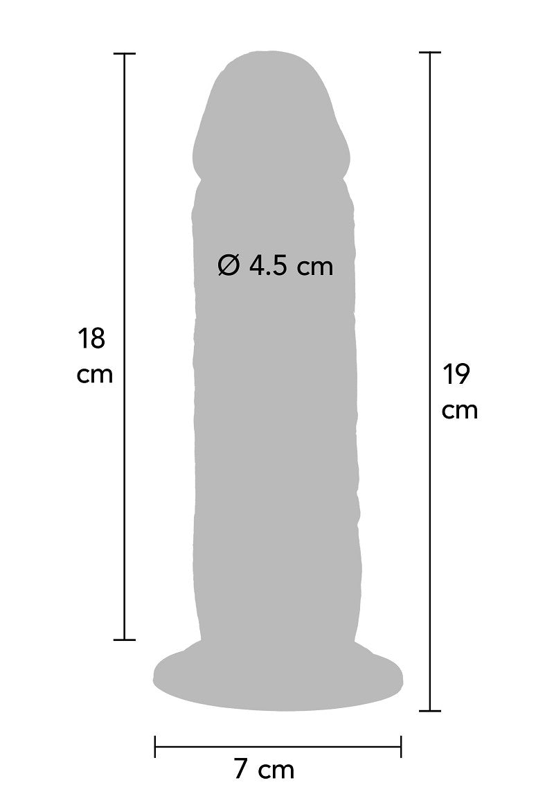 ToyJoy Get Real Silicone Foreskin Dong 19 cm