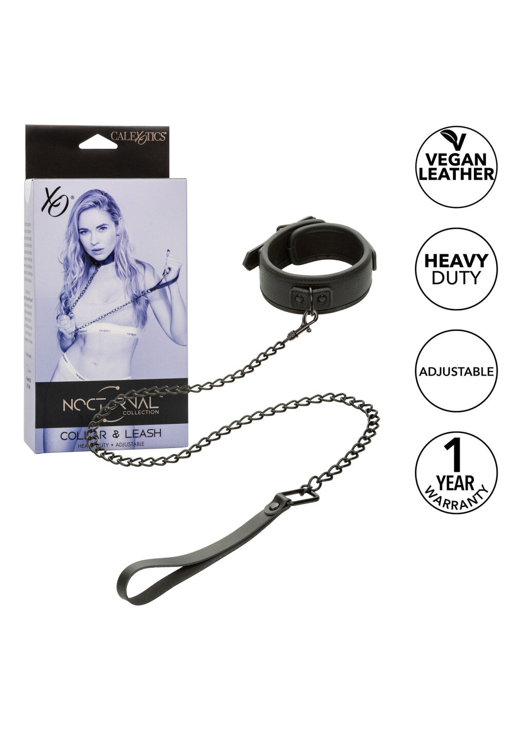 CalExotics Nocturnal Collection Collar &amp; Leash