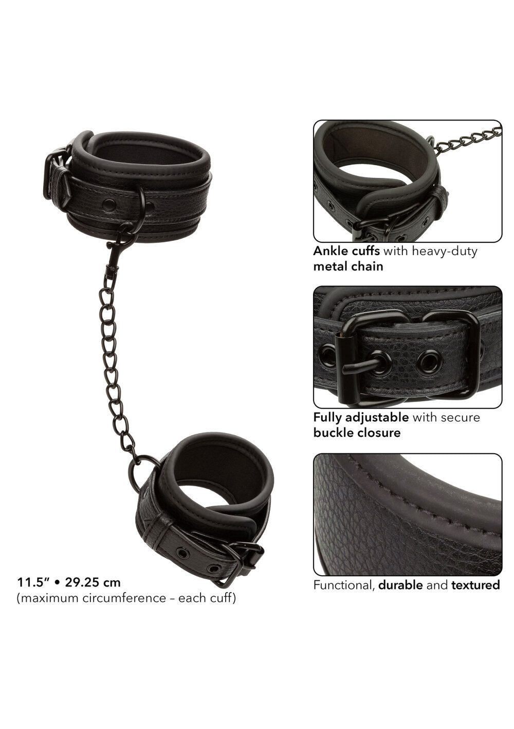 CalExotics Nocturnal Collection Ankle Cuffs