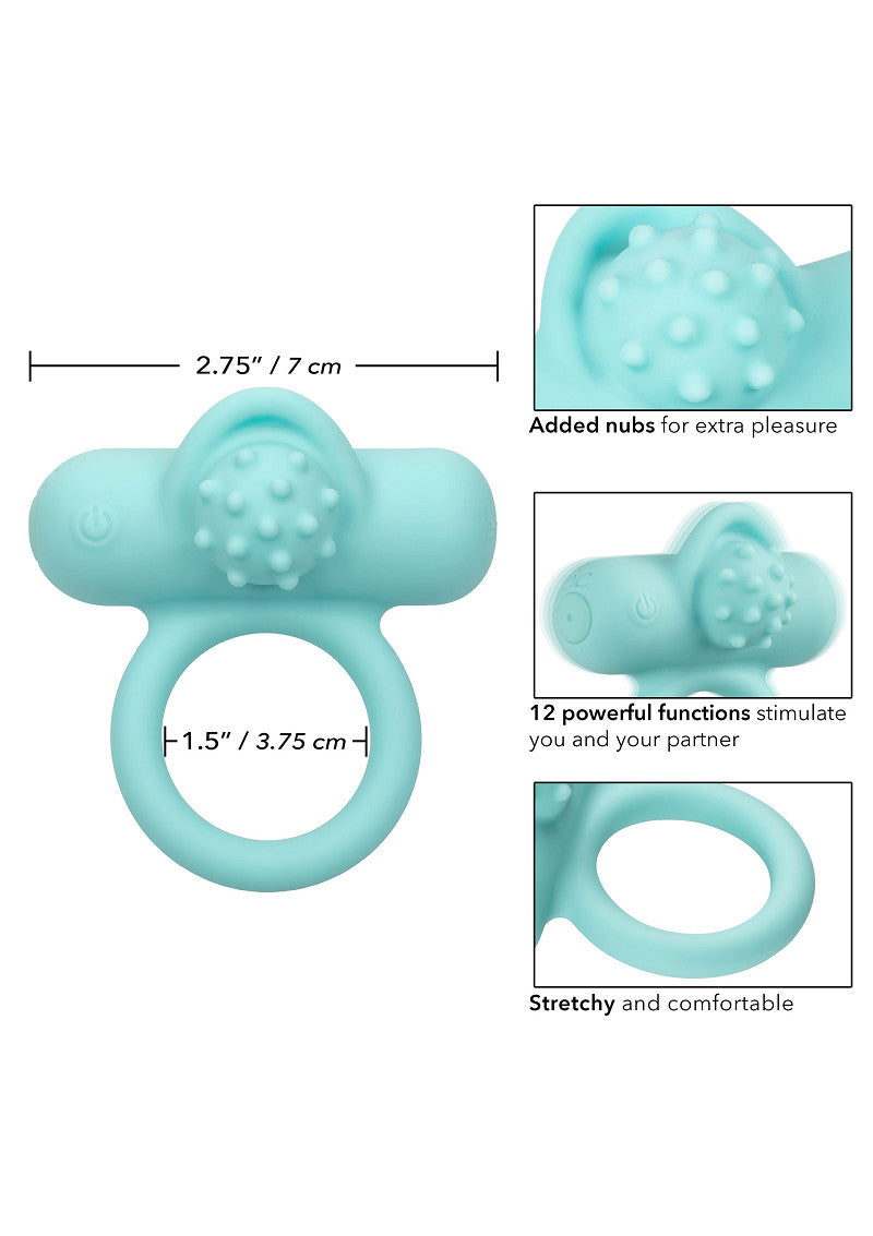 CalExotics Silicone Rechargeable Nubby Lover's Delight