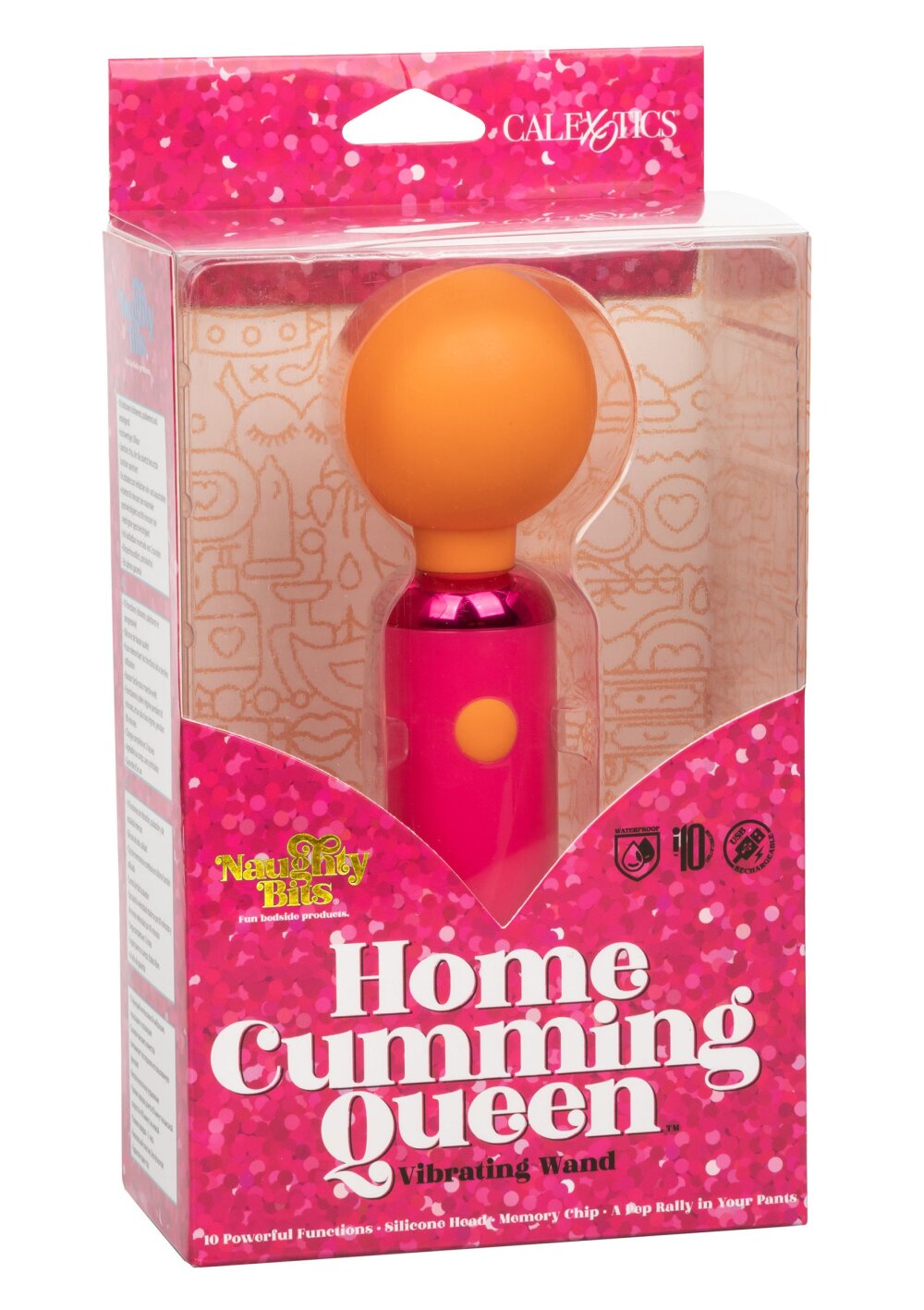 CalExotics Naughty Bits Home Cumming Queen Vibrating Wand