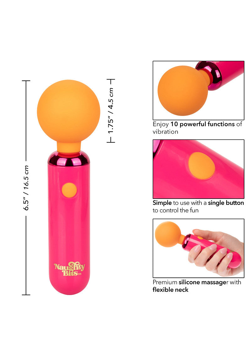CalExotics Naughty Bits Home Cumming Queen Vibrating Wand