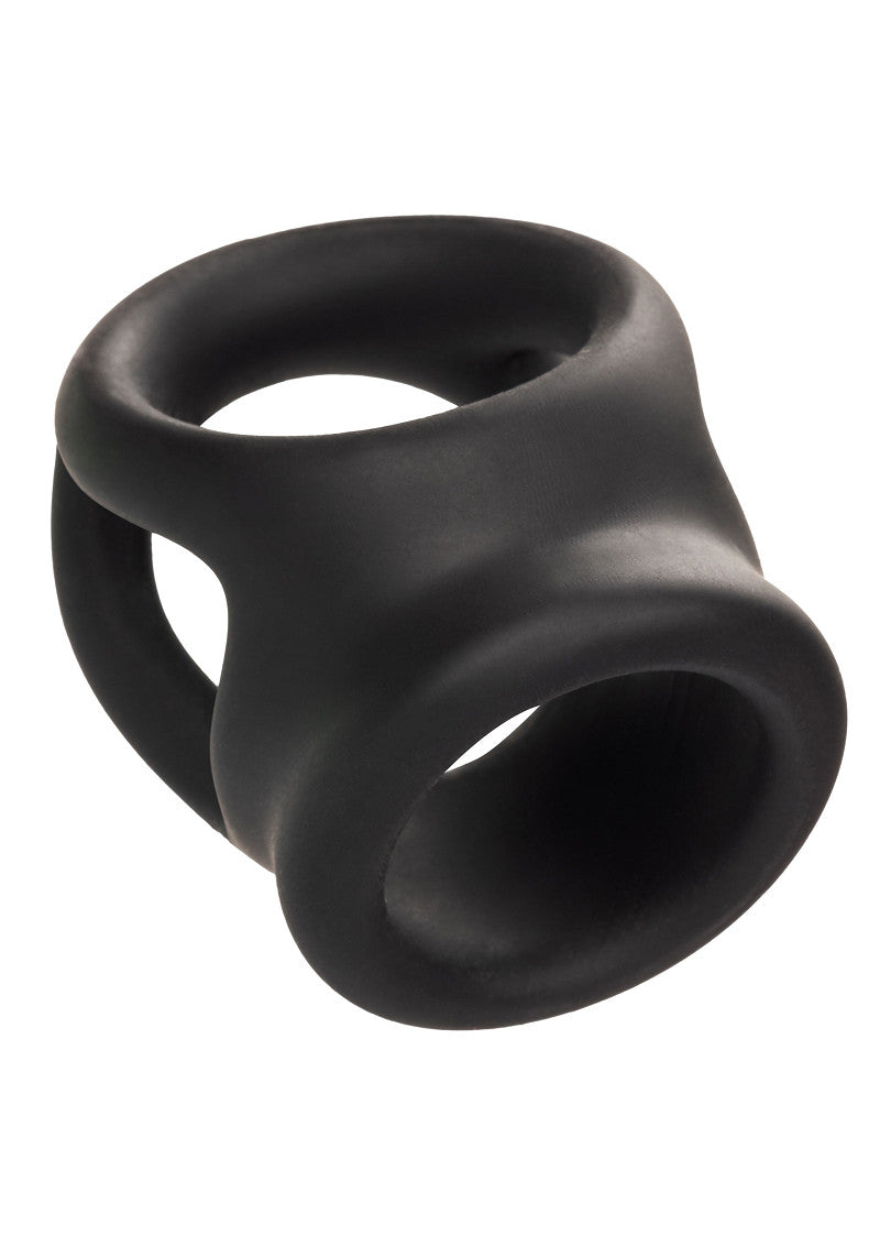 CalExotics Alpha Liquid Silicone Dual Cage &amp; Ring