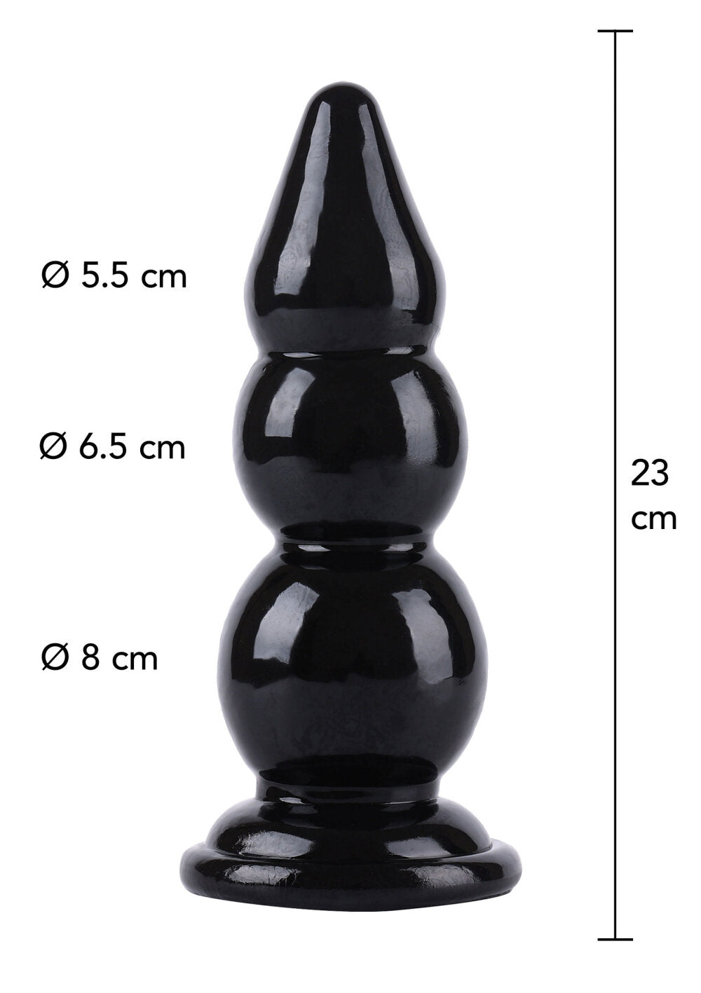 Hidden Desire Extreme Butt Plug Balls XL 23cm
