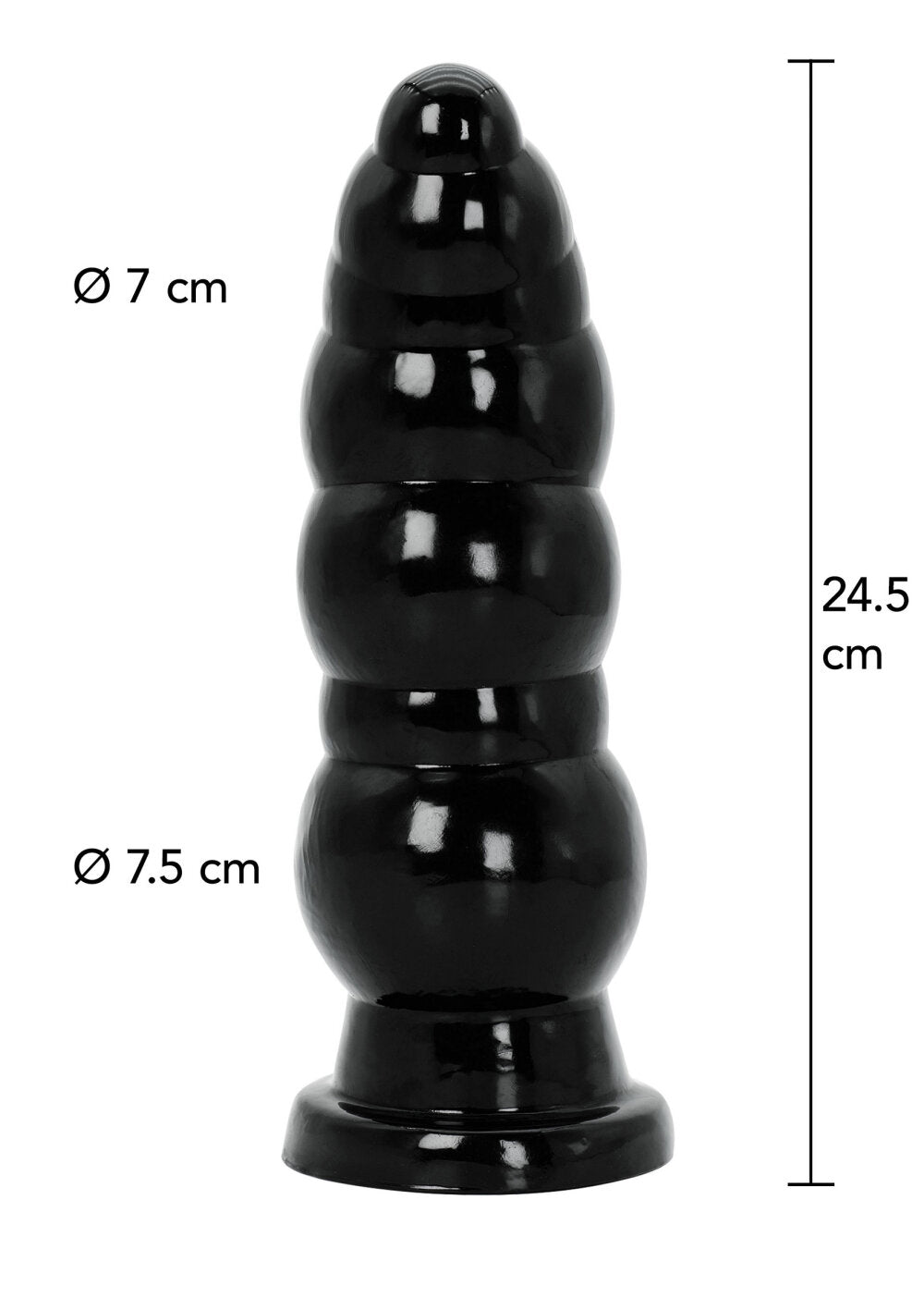 Hidden Desire Extreme Butt Plug Balls XL 24.5cm