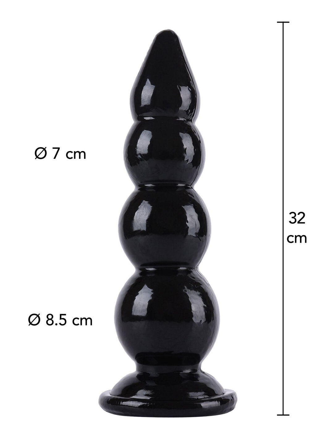 Hidden Desire Extreme Butt Plug Balls XXL 32cm