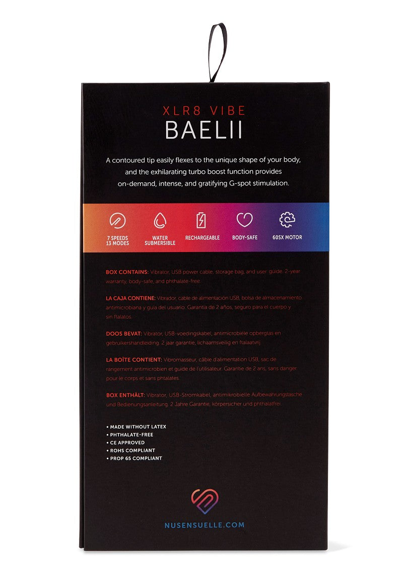 Now Sensuelle Baelii XLR8 Vibe