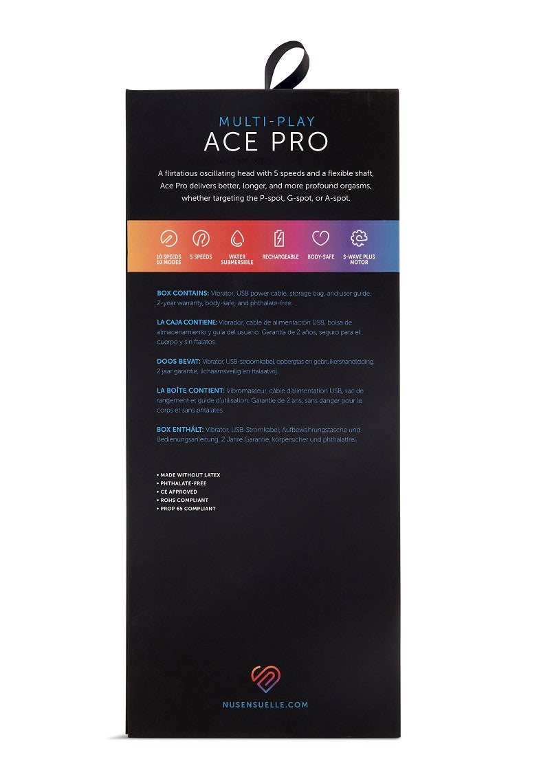Now Sensuelle Ace Pro Prostate + G-Spot Vibe