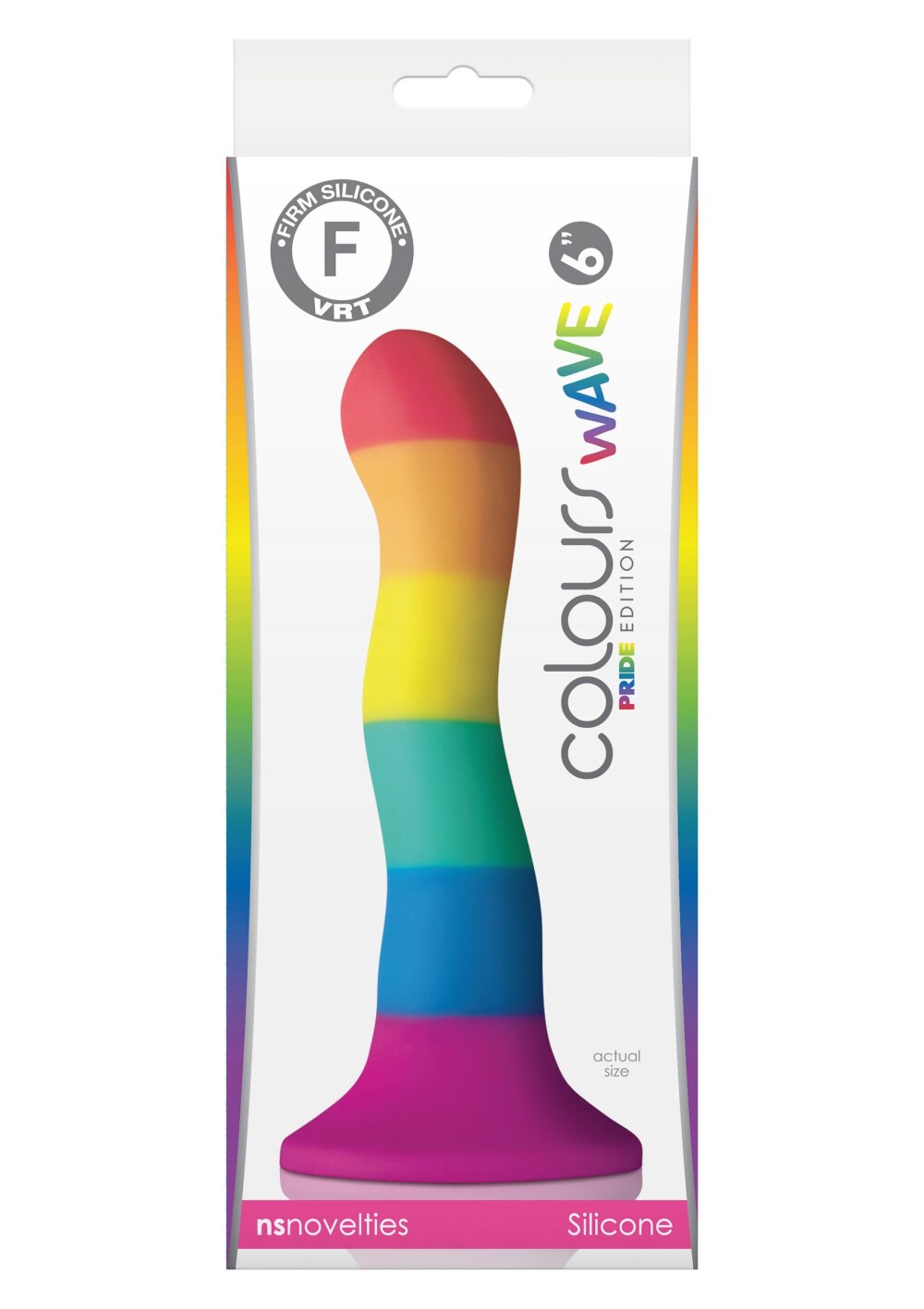 NS Novelties Colors Pride Edition 6' Wave Dildo