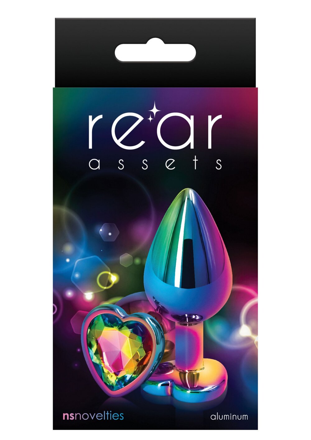 NS Novelties Rear Assets Multicolor Heart Medium