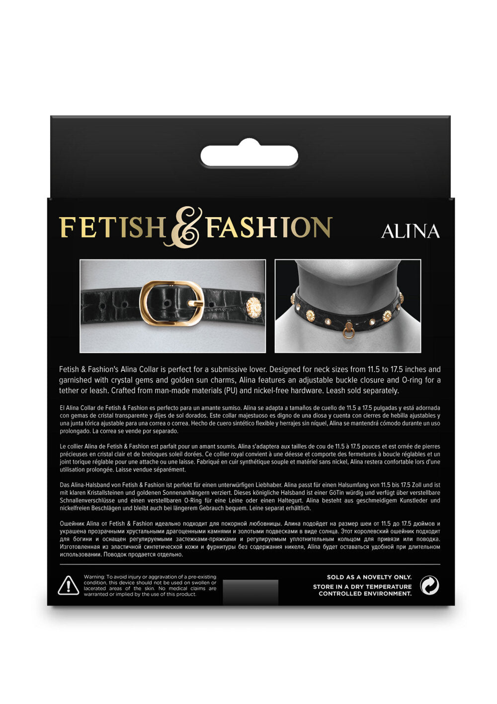 NS Novelties Fetish &amp; Fashion Alina Collar