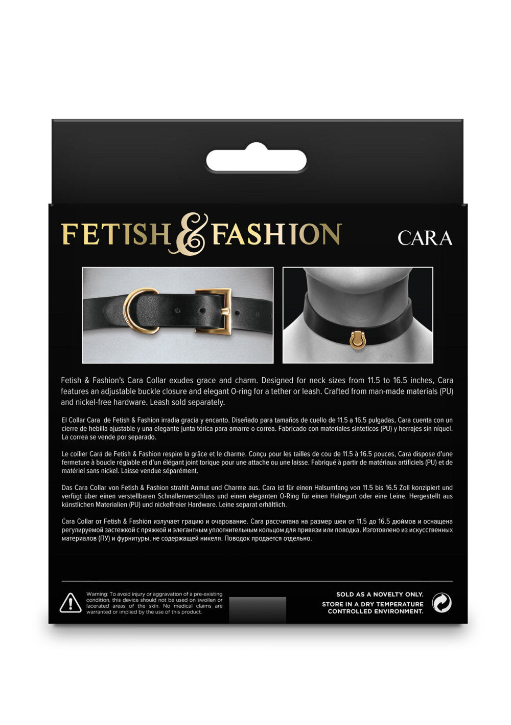 NS Novelties Fetish &amp; Fashion Cara Collar