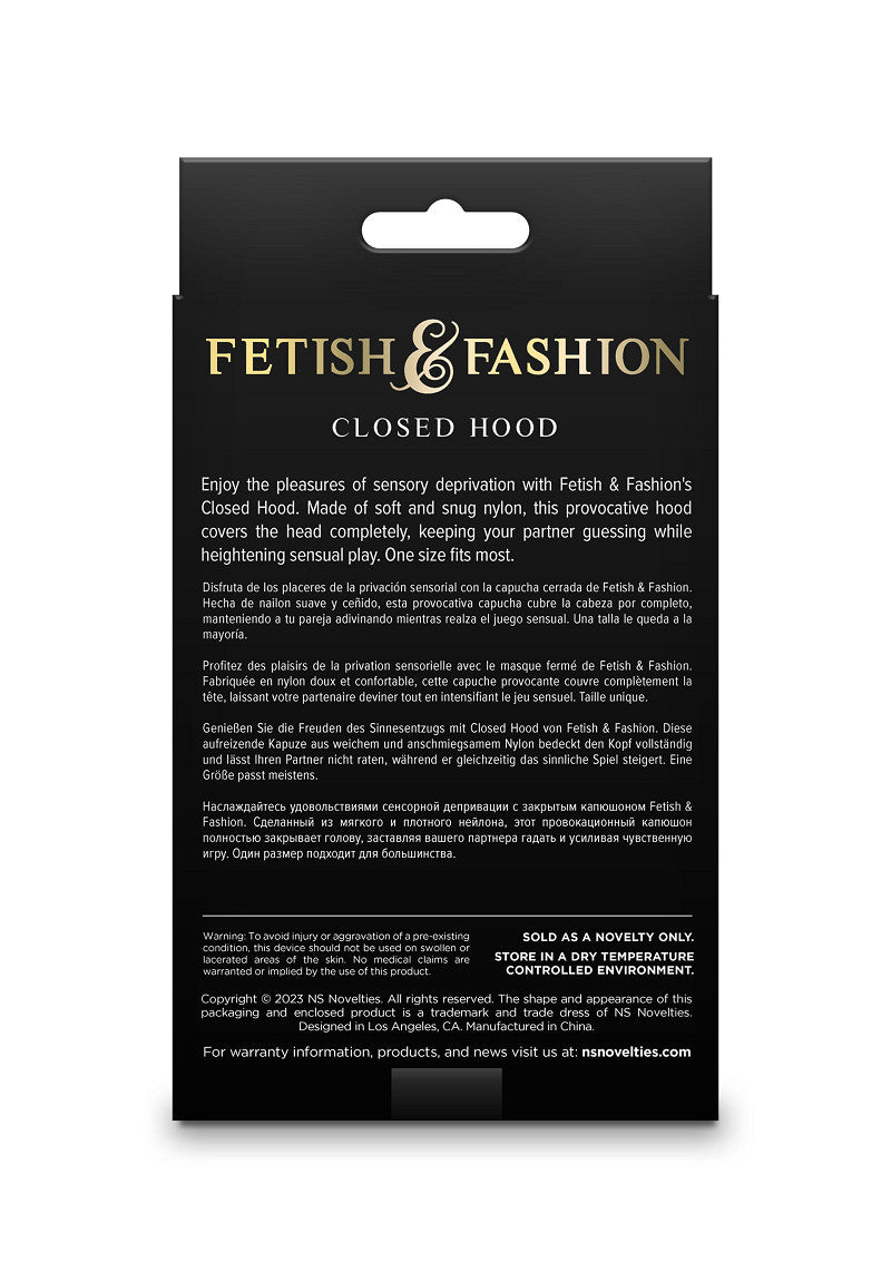 NS Novelties Fetish &amp; Fashion Closed Hood
