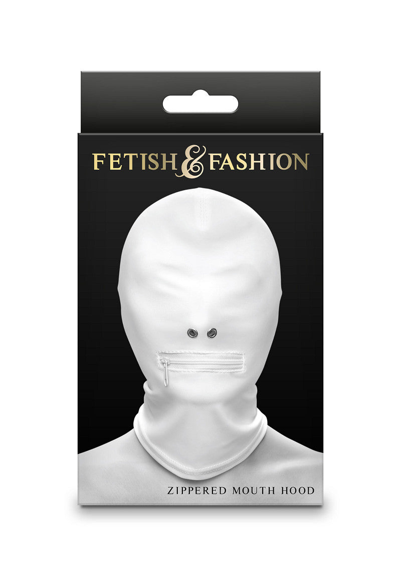 NS Novelties Fetish &amp; Fashion Zippered Mouth Hood