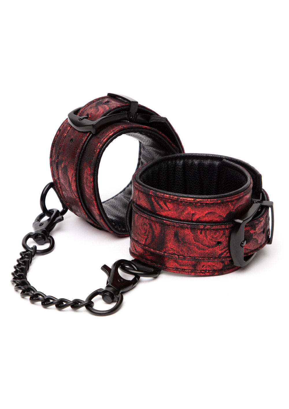 Fifty Shades Of Gray Reverse PU Leather Wrist Cuffs