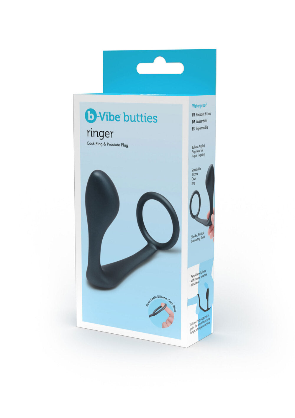 B-Vibe Ringer Cock Ring &amp; Plug