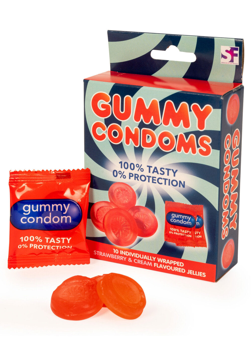 S&amp;F Gummy Condoms Candy