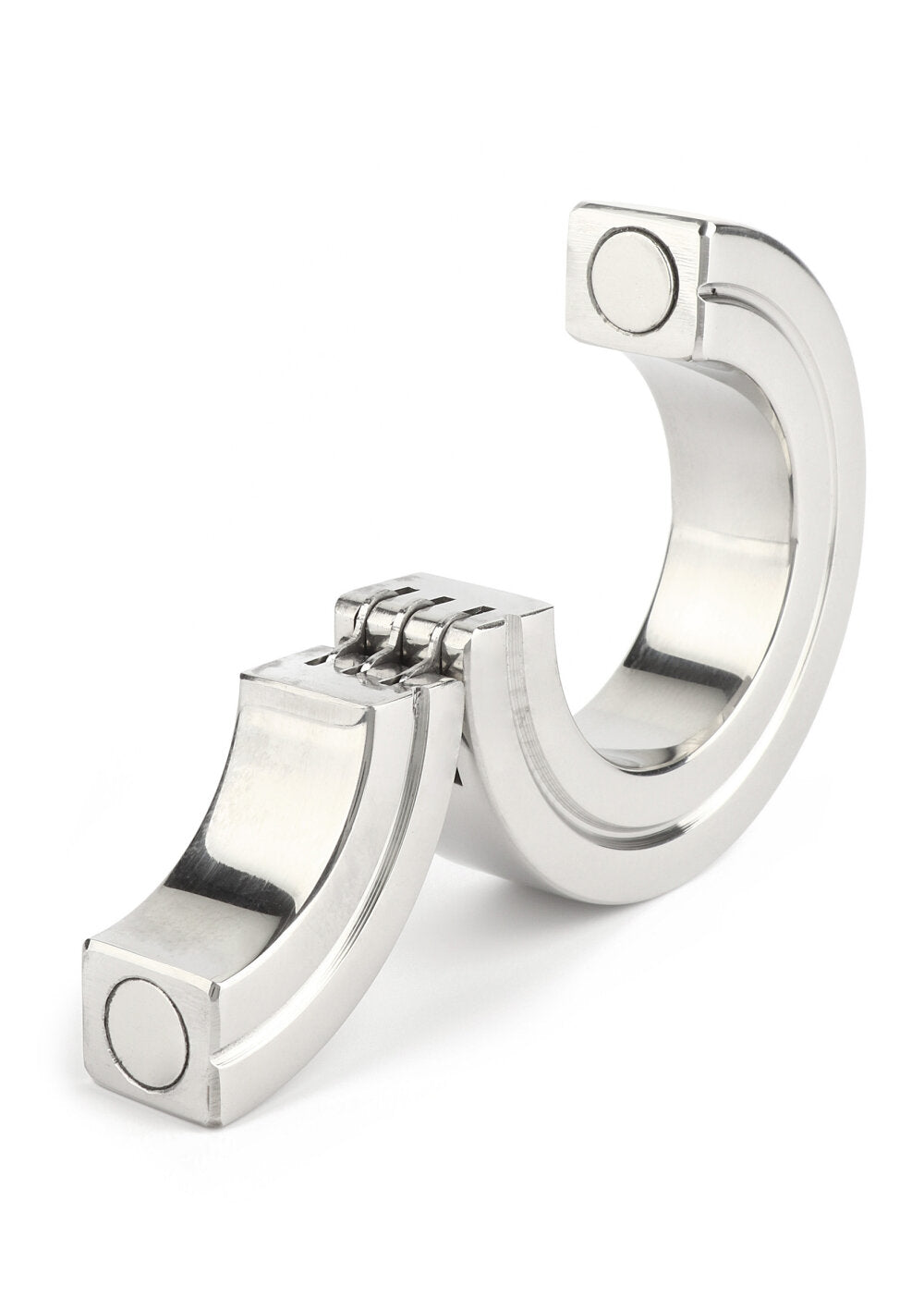 Mr. Steel Hinged Magnetic Cock Ring 40mm