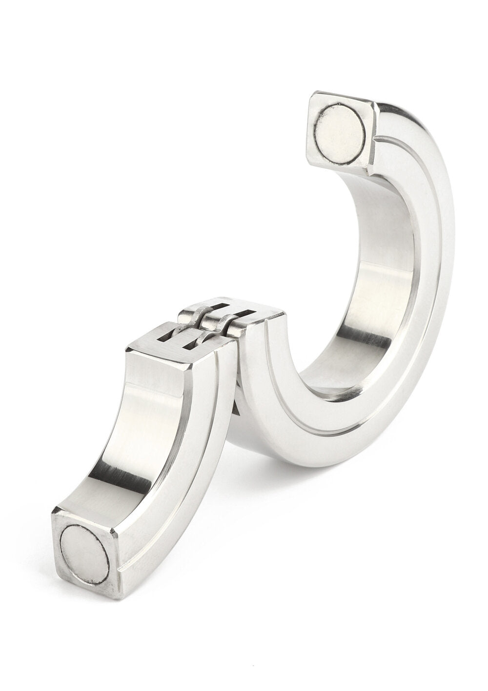 Mr. Steel Hinged Magnetic Cock Ring 45mm