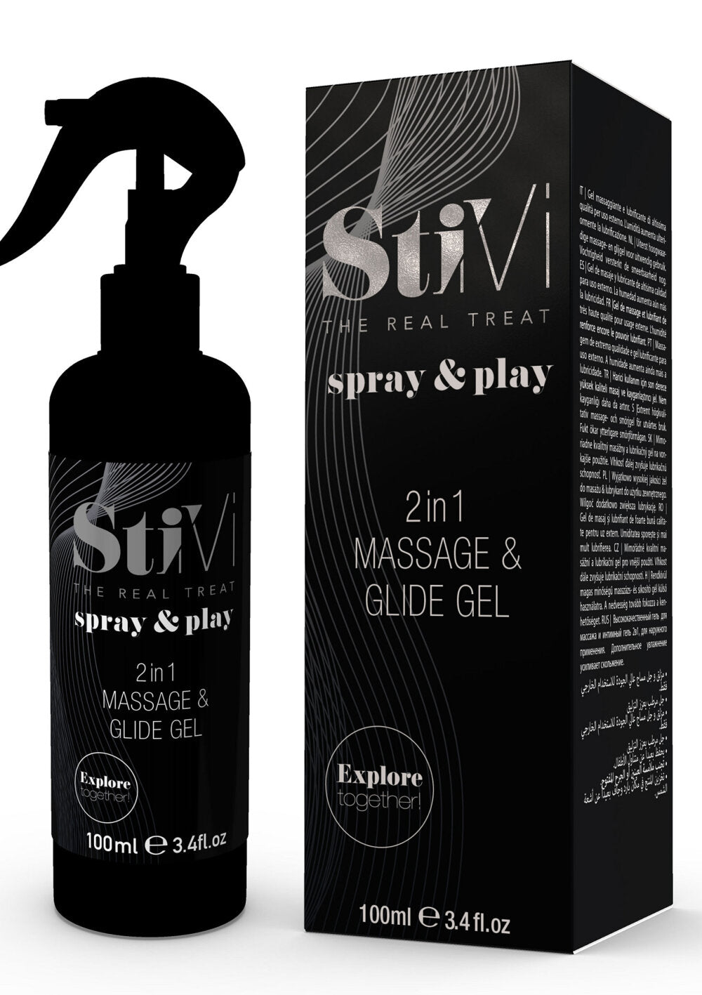 HOT StiVi Massage &amp; Glide Gel 100m
