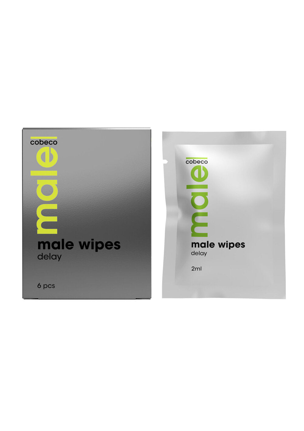 Cobeco MALE Wipes Delay 6x2.5ml