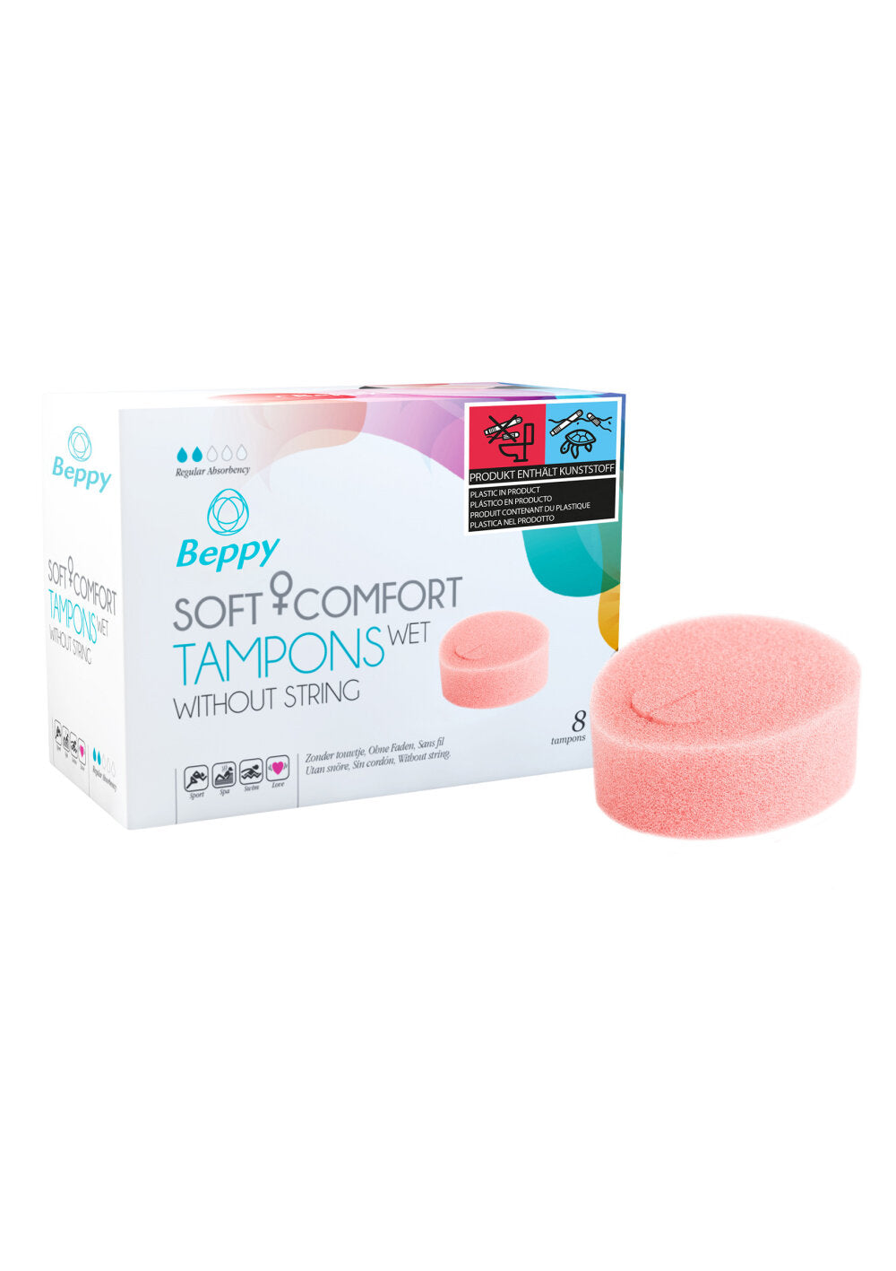Beppy Soft &amp; Comfort Wet 8pcs
